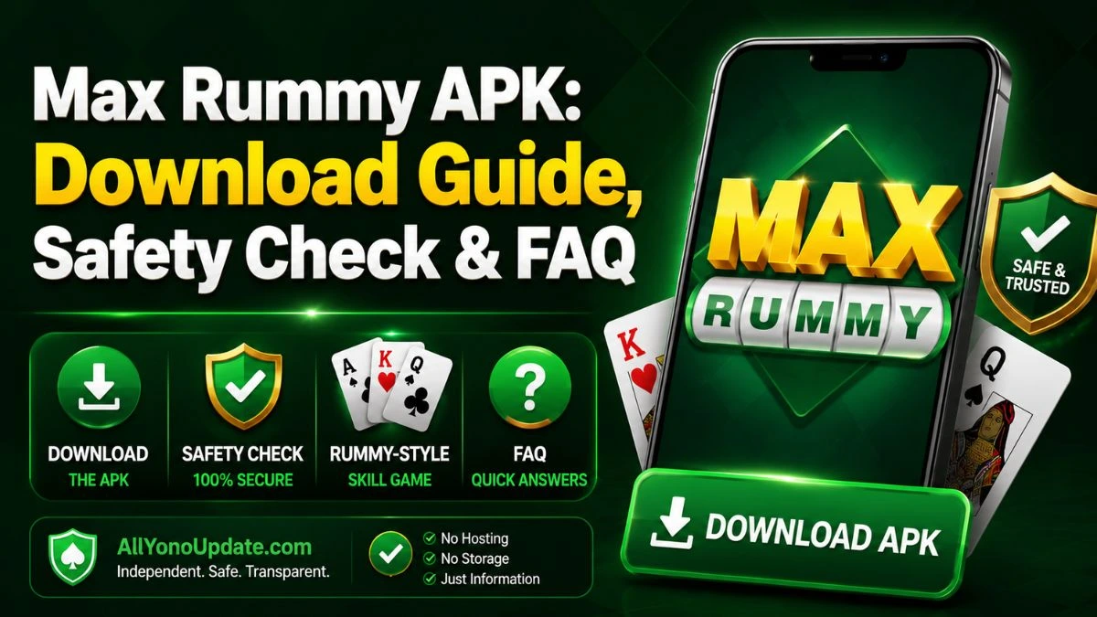 Max Rummy APK: Download Guide, Safety Check & FAQ — featured guide graphic